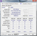 Systeminfo CPU-Z RAM SPD