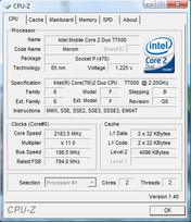 System info CPU