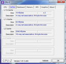 Systeminfo CPUZ Cache