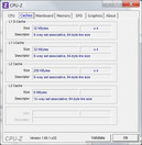 System info CPUZ Cache