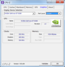 Systeminfo CPUZ Graphics