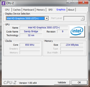 System info CPUZ Graphics