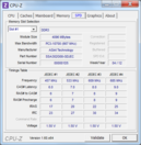 Systeminfo CPUZ RAM SPD