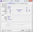 Systeminfo CPUZ Mainboard