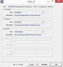 CPU-Z cache info