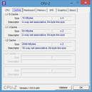 Systeminfo CPUZ Cache