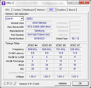 Systeminfo CPUZ RAM SPD