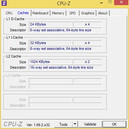 CPU-Z cache info.