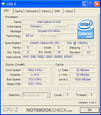 CPU-Z-Information of the Acer Extensa 5220