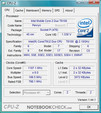 CPU-Z Information of the Sony Vaio VGN-CR31S/W