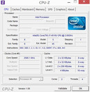 CPU-Z CPU information