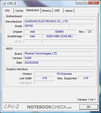 CPU-Z-Information about the Samsung R700 Aura T9300 Dillen