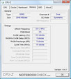 CPU-Z-Informations of the FSC Esprimo M9400