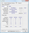 CPU-Z-Informations of the FSC Esprimo M9400