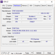 NUC6i5SYH mainboard information