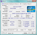 System information CPUZ CPU