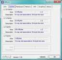 System info CPUZ Cache