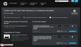 HP offers several carepacks for the CQ58-350sg.