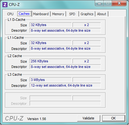 System information CPUZ Cache