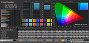 ColorChecker (profile: Cinema, target color space AdobeRGB)