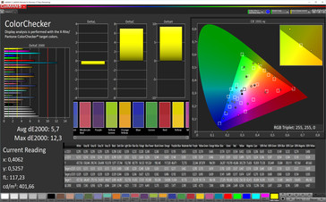 CalMAN ColorChecker (target sRGB)