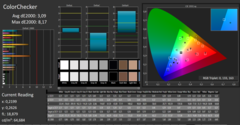 CalMAN ColorChecker calibrated/profiled