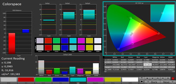 Color Space (target color space: sRGB)