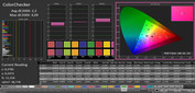 ColorChecker (profile: Simple, target color space: sRGB)