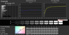 CalMAN: Gray levels (calibrated)