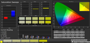 Saturation Sweeps (display mode: intensive, target color space: sRGB)