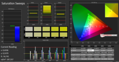 CalMAN: Color saturation