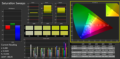 CalMAN Saturation Sweep