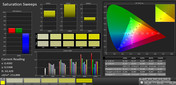 Saturation Sweeps (profile: Cinema, target color space sRGB)