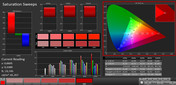 Saturation Sweeps (profile: Cinema, target color space sRGB)