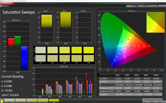 Saturation (target color space: sRGB, profile: cinema)