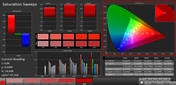 Saturation Sweeps (profile: Reading mode, target color space sRGB)