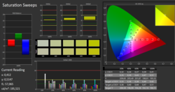 CalMAN Saturation report