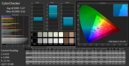 CalMAN ColorChecker according to sRGB