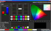 Color Management (target color space sRGB)