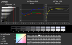 CalMAN Grayscale before calibration