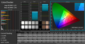 CalMAN - ColorChecker (calibrated)