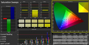 CalMAN - Color saturation (calibrated)