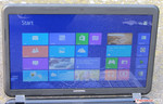 The Compaq 15 outdoors