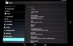 HP TouchPad running Android 4.4.2 KitKat-based CyanogenMod 11