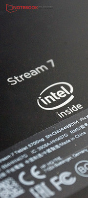 The SoC is from Intel and sees duty in other Windows tablets as well.