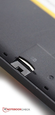Only the micro-SD card slot is accessible.