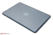 The iPad Mini's back is made of anodized aluminum.