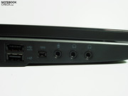 Both the USB and USB/eSATA ports placed over each other don't have...