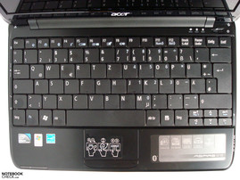 Standard-sized keyboard