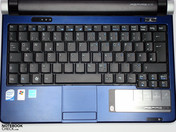 Solid keyboard with typical netbook key size